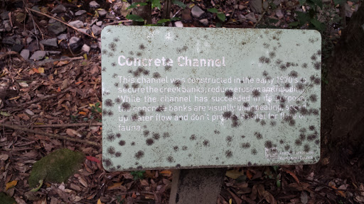 Concrete Channel Sign