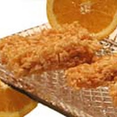 Caramel Orange Crispy Rice Treats