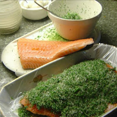 Gravad Lax With a Mustard and Dill Sauce