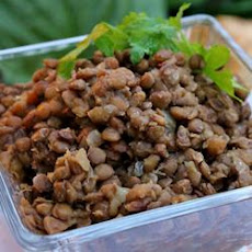 Honey Baked Lentils