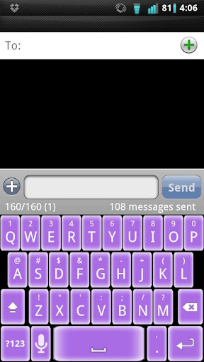 Soft Purple Keyboard Skin