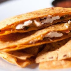 BBQ Chicken and Cheddar Quesadillas
