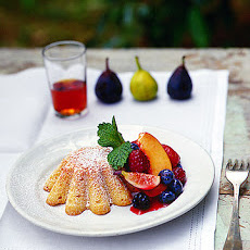 Almond Cakes with Fresh Fruit