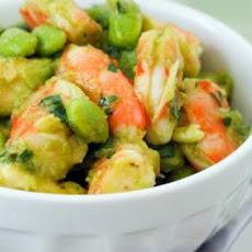 Shrimp with Avocados