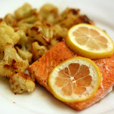 Dinner Tonight: Salmon with Roasted Cauliflower