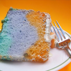 Tie-Dyed Angel Food Cake