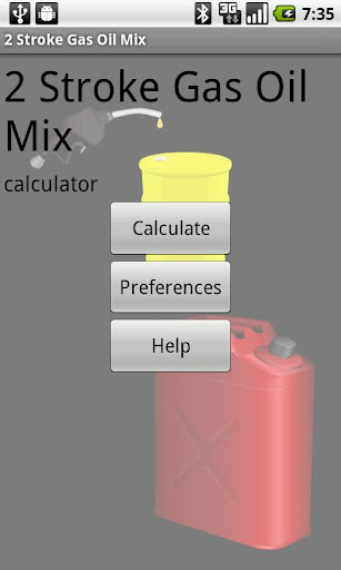 2 Stroke Gas Oil Mix Calc