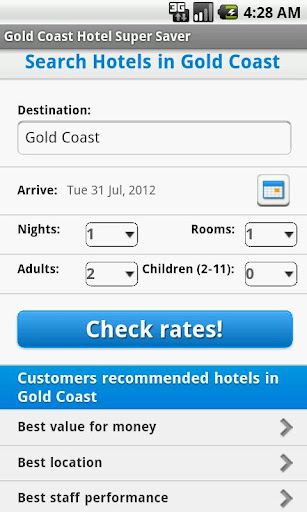 【免費旅遊App】Gold Coast Hotel Super Saver-APP點子