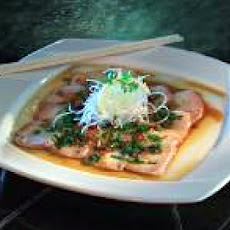 Yellowtail Sashimi with Diced Chiles
