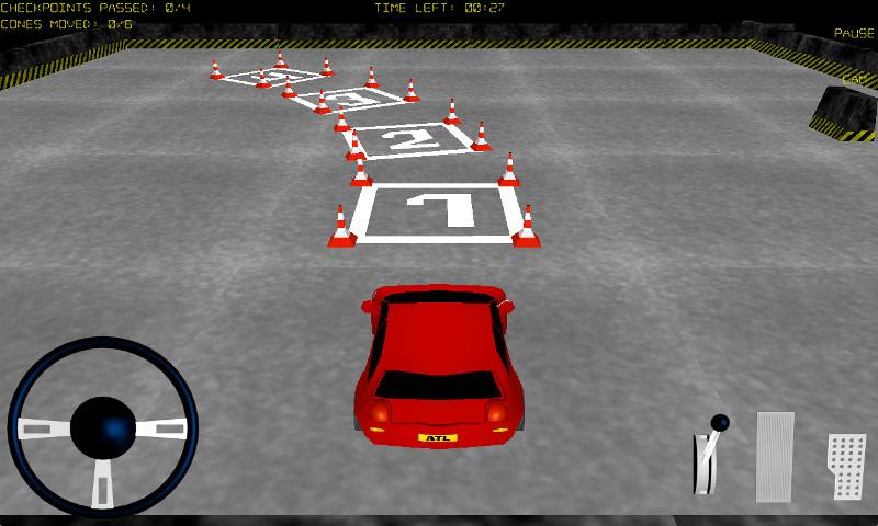 Android application Precision Driving Retro 3D screenshort