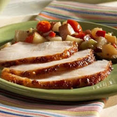 Smoked Stuffed Chicken with Ranch Vegetables