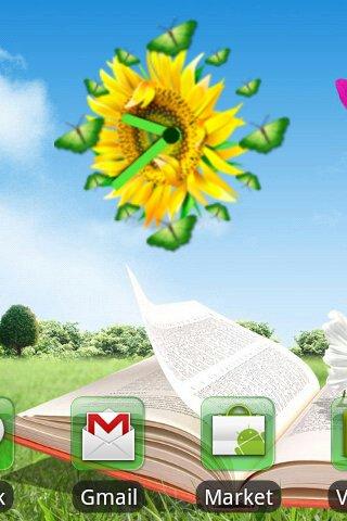 免費下載個人化APP|Flower Clock widget app開箱文|APP開箱王