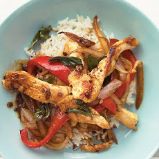 Chicken and Basil Stir-Fry