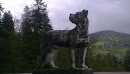 Dog Statue Peles Castle
