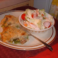 Shepherd's Pie With Garlic Potato Topping