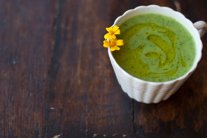 Spinach and Courgette Soup