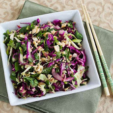 Thai-Style Spicy Cabbage Slaw with Mint and Cilantro