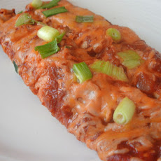 Spinach and Cream Cheese Enchiladas