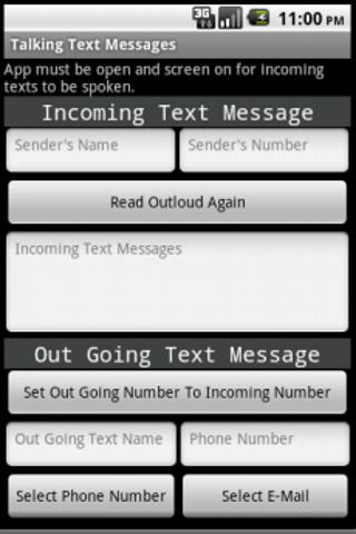 Talking Text Messages SMS