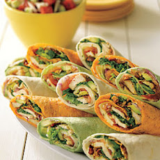 Tex-Mex Chicken Club Wraps
