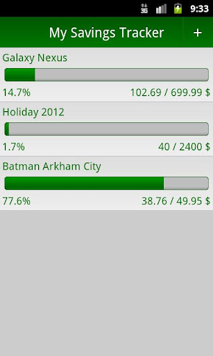 My Savings Tracker