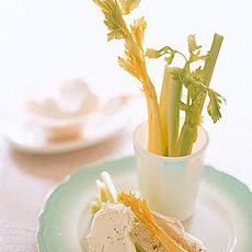 Celery Sticks with Horseradish Cream Cheese