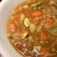 Barley Minestrone With Pesto