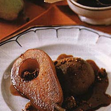Roasted Pears with Amaretti and Amaretto