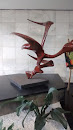 Estatua Do Pássaro Na Prefeitura De Vitória