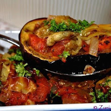 Imam Baildi Aka Stuffed Eggplant (Aubergine)
