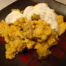 Korma-Curried Lamb Pilaf