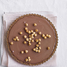 Chocolate Mousse Tart with Hazelnuts