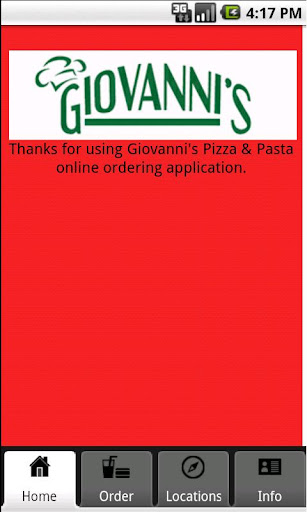 Giovanni's Pizza Pasta