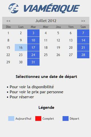 Réservations avec Viamérique
