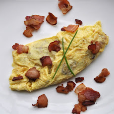 Bacon and Fried Potato Omelette