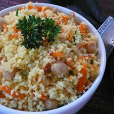 Couscous with Chickpeas and Carrots
