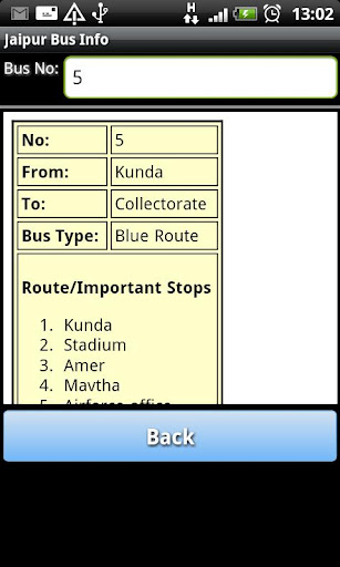 Jaipur Bus Info