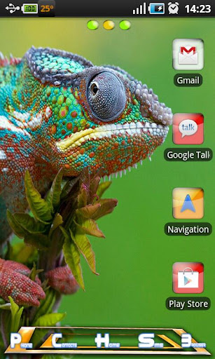 Chameleon Theme Go Launcher EX