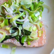 Foil Roasted Salmon with an Aromatic Jus