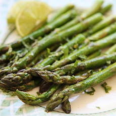 Asparagus with Lime and Mint