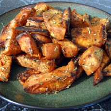 Spicy Roasted Sweet Potatoes With Orange & Honey