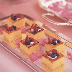 Pound Cake Squares with Berries