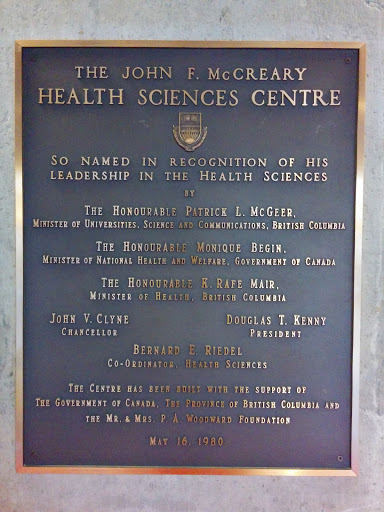 Health Sciences Plaque