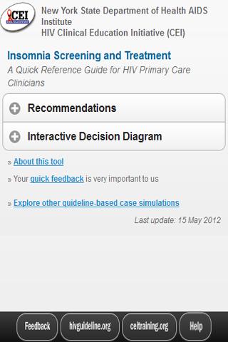 Insomnia Clinical Guideline