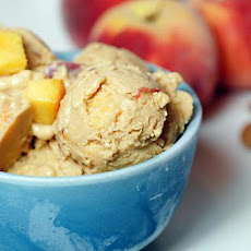 Peach Almond Ice Cream