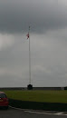 Memorial Flag and Eagle 