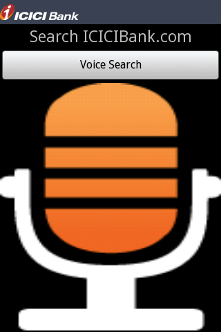 ICICI Voice Search