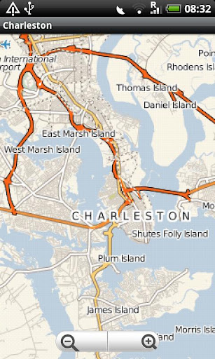 Charleston Street Map