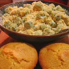 Oven-Fried Okra