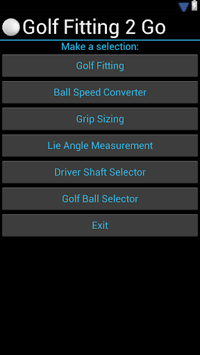 Golf Fitting